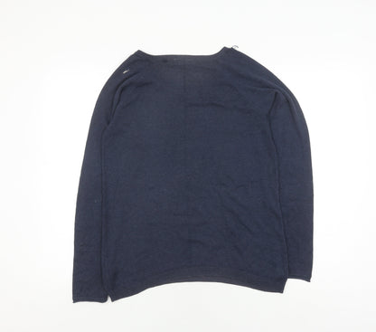 Womens UK Size L TOM TAILOR Blue Pullover Jumper