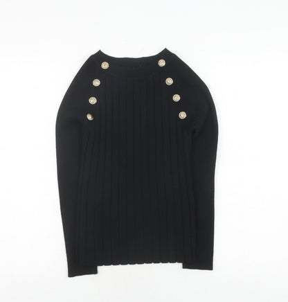 Womens UK Size S Quiz Black  Jumper