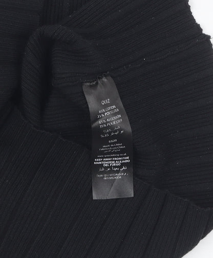 Womens UK Size S Quiz Black  Jumper