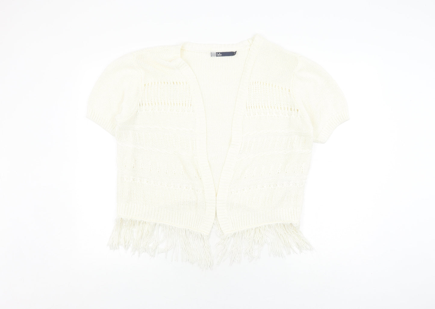Womens UK Size L Isle Ivory Cardigan Jumper