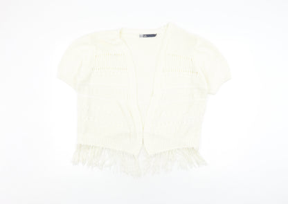 Womens UK Size L Isle Ivory Cardigan Jumper