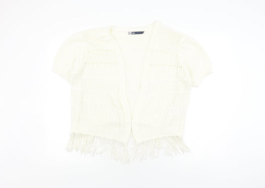 Womens UK Size L Isle Ivory Cardigan Jumper