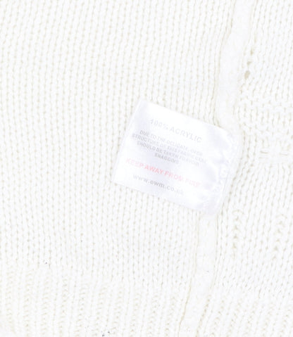 Womens UK Size L Isle Ivory Cardigan Jumper