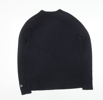 Dunlop Mens Black V-Neck Pullover Golf Jumper M