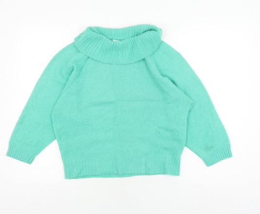 Womens UK Size 10 Lakeland Green Pullover Jumper
