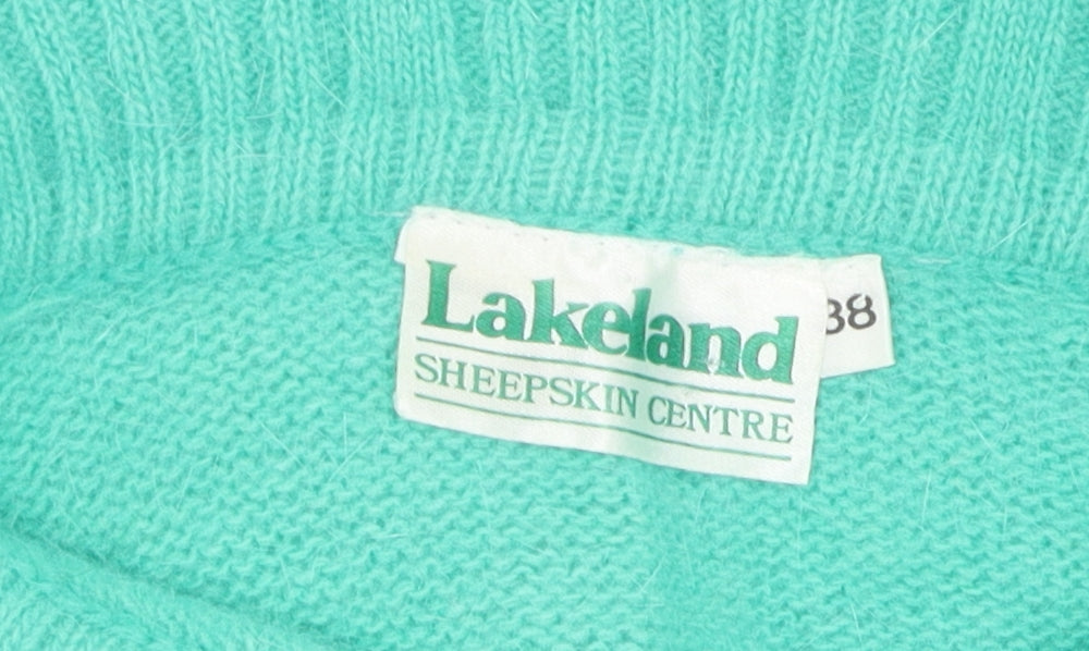 Womens UK Size 10 Lakeland Green Pullover Jumper