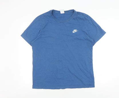 Nike Men's Blue M T-Shirt, Short Sleeve, Logo