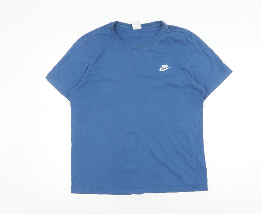 Nike Men's Blue M T-Shirt, Short Sleeve, Logo