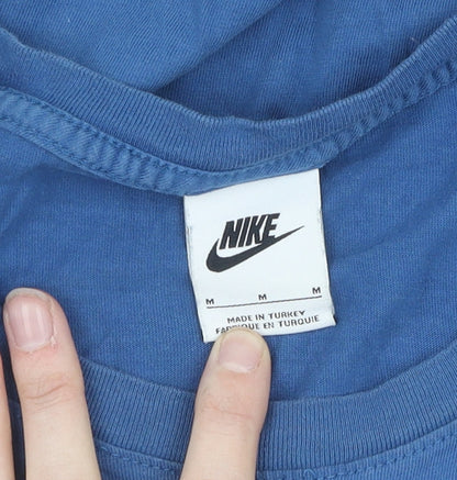 Nike Men's Blue M T-Shirt, Short Sleeve, Logo