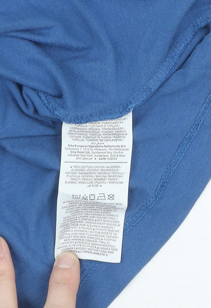 Nike Men's Blue M T-Shirt, Short Sleeve, Logo