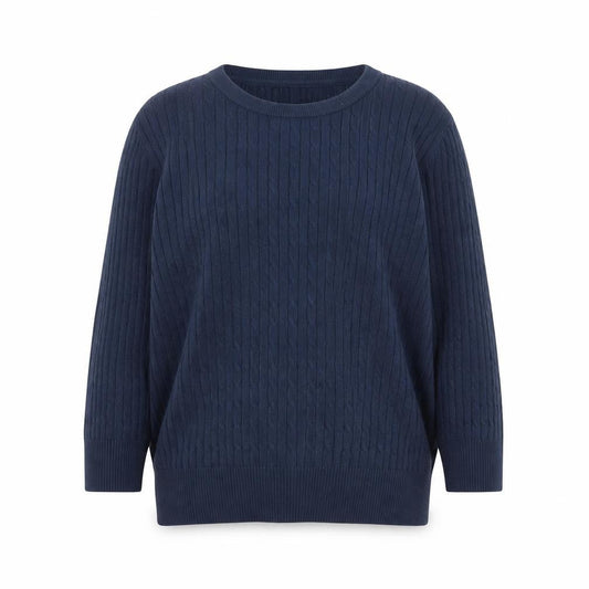 Womens UK Size L Jones New York Blue Pullover Jumper