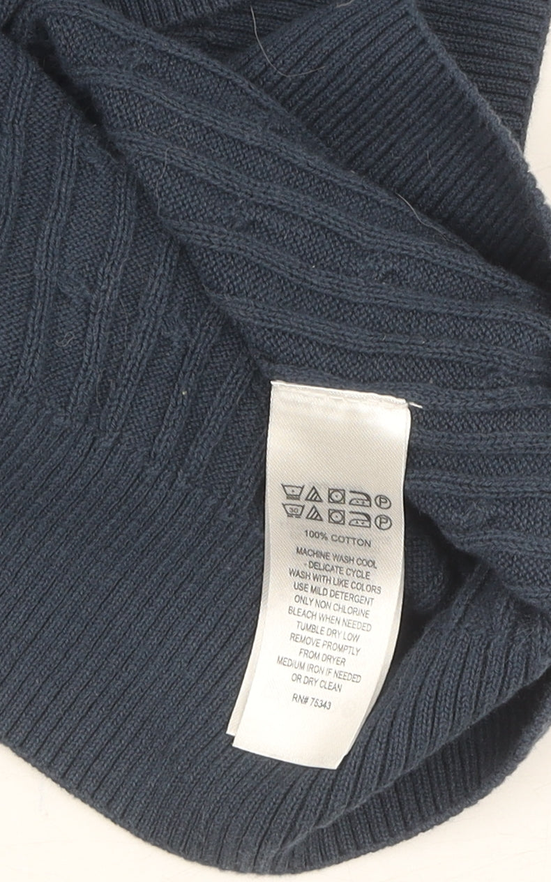 Womens UK Size L Jones New York Blue Pullover Jumper