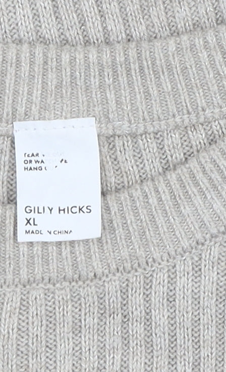Womens UK Size XL Gilly Hicks Beige Pullover Jumper
