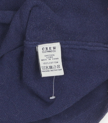 Crew Clothing Co. Women's Blue Boat Neck Pullover Jumper Size 12