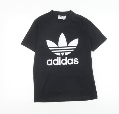 Adidas Men's Black XS Logo T-Shirt