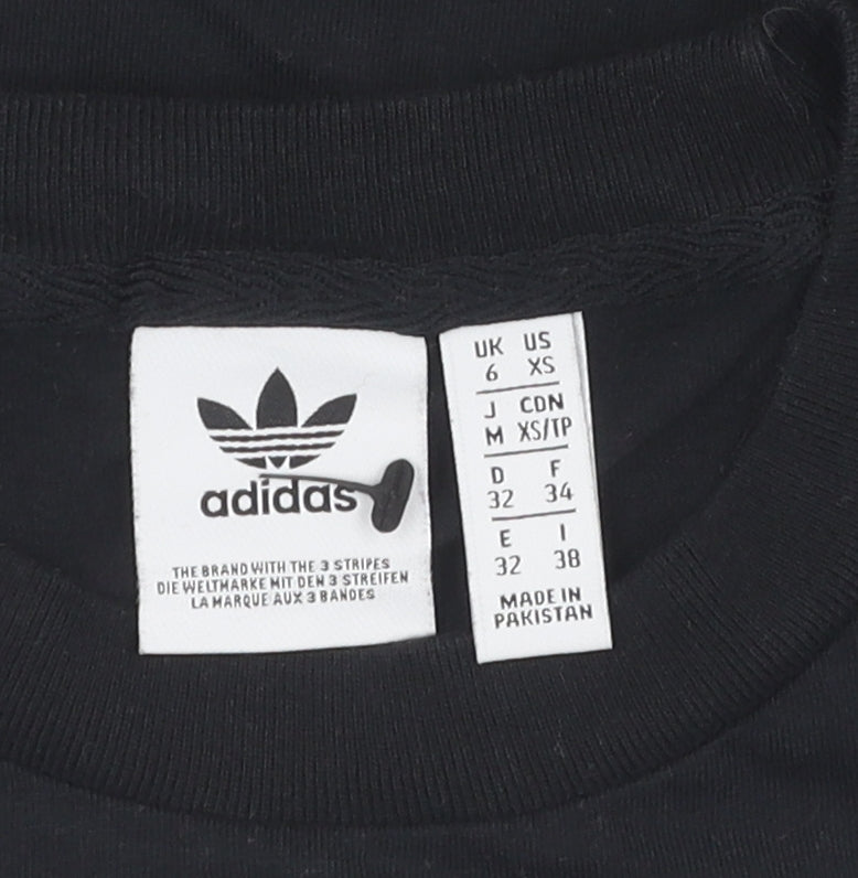 Adidas Men's Black XS Logo T-Shirt