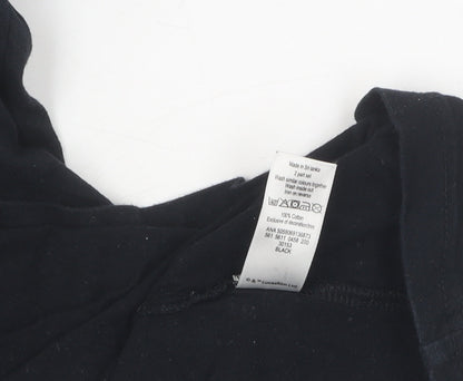 George Men's Black Star Wars Graphic T-Shirt Small