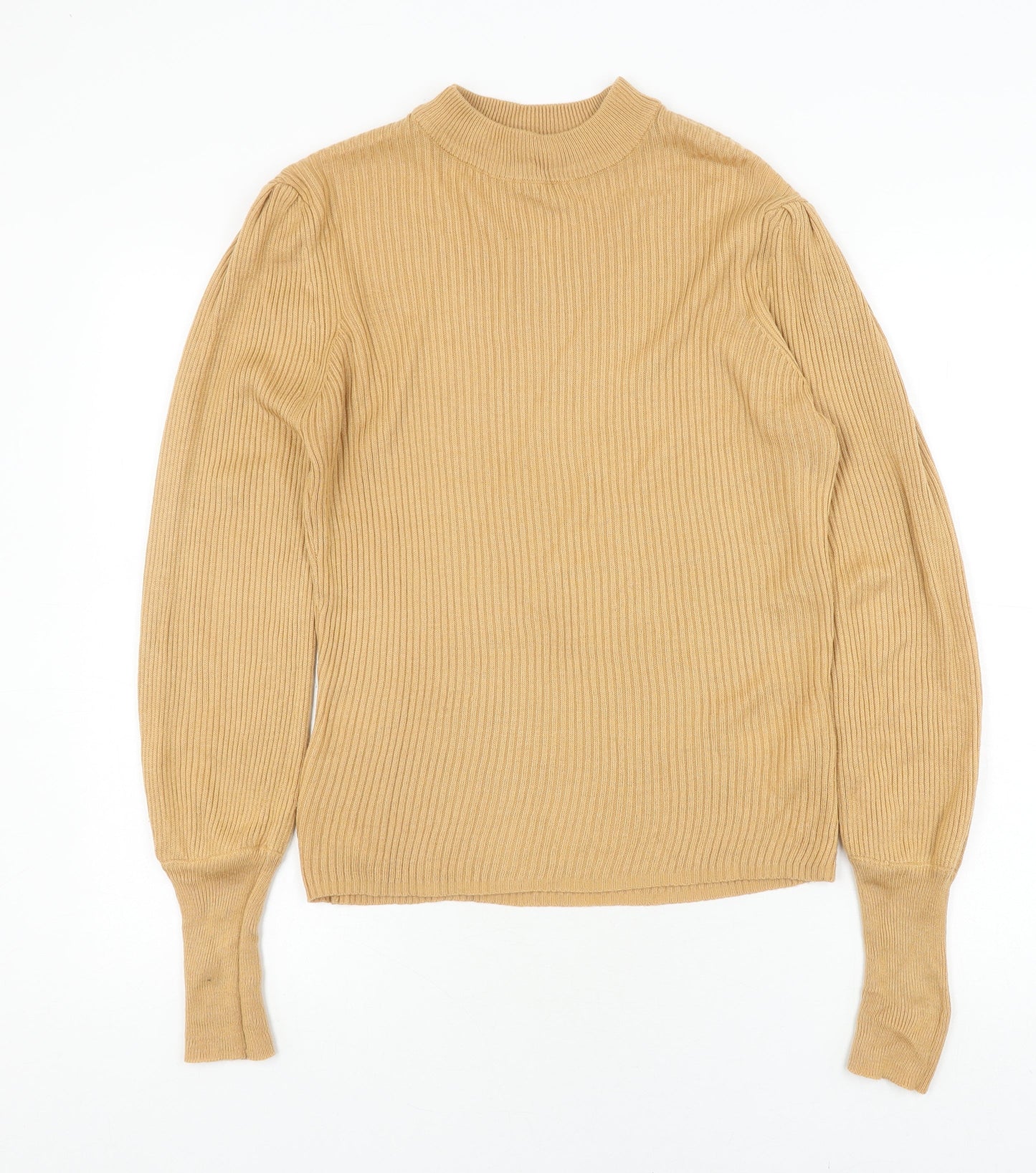Womens UK Size L Brave Soul Beige Pullover Jumper