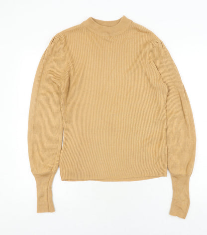 Womens UK Size L Brave Soul Beige Pullover Jumper