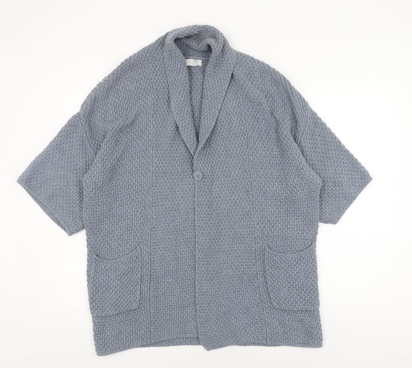 Womens UK Size XS Poetry Grey Cardigan Jumper