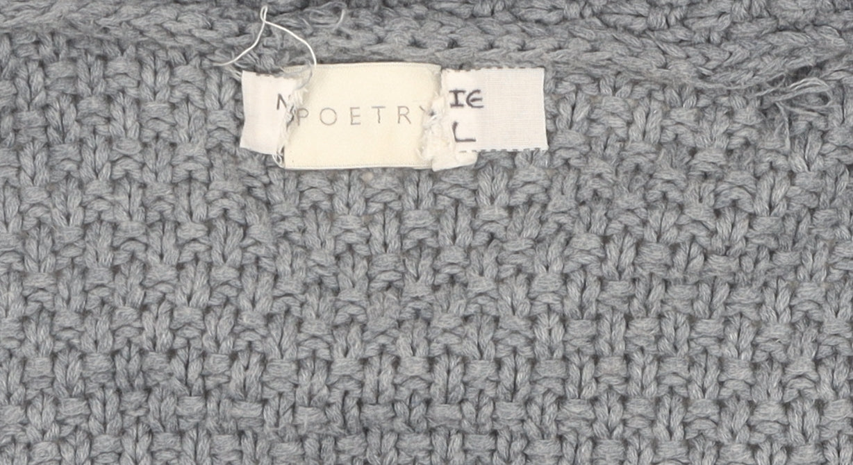 Womens UK Size XS Poetry Grey Cardigan Jumper