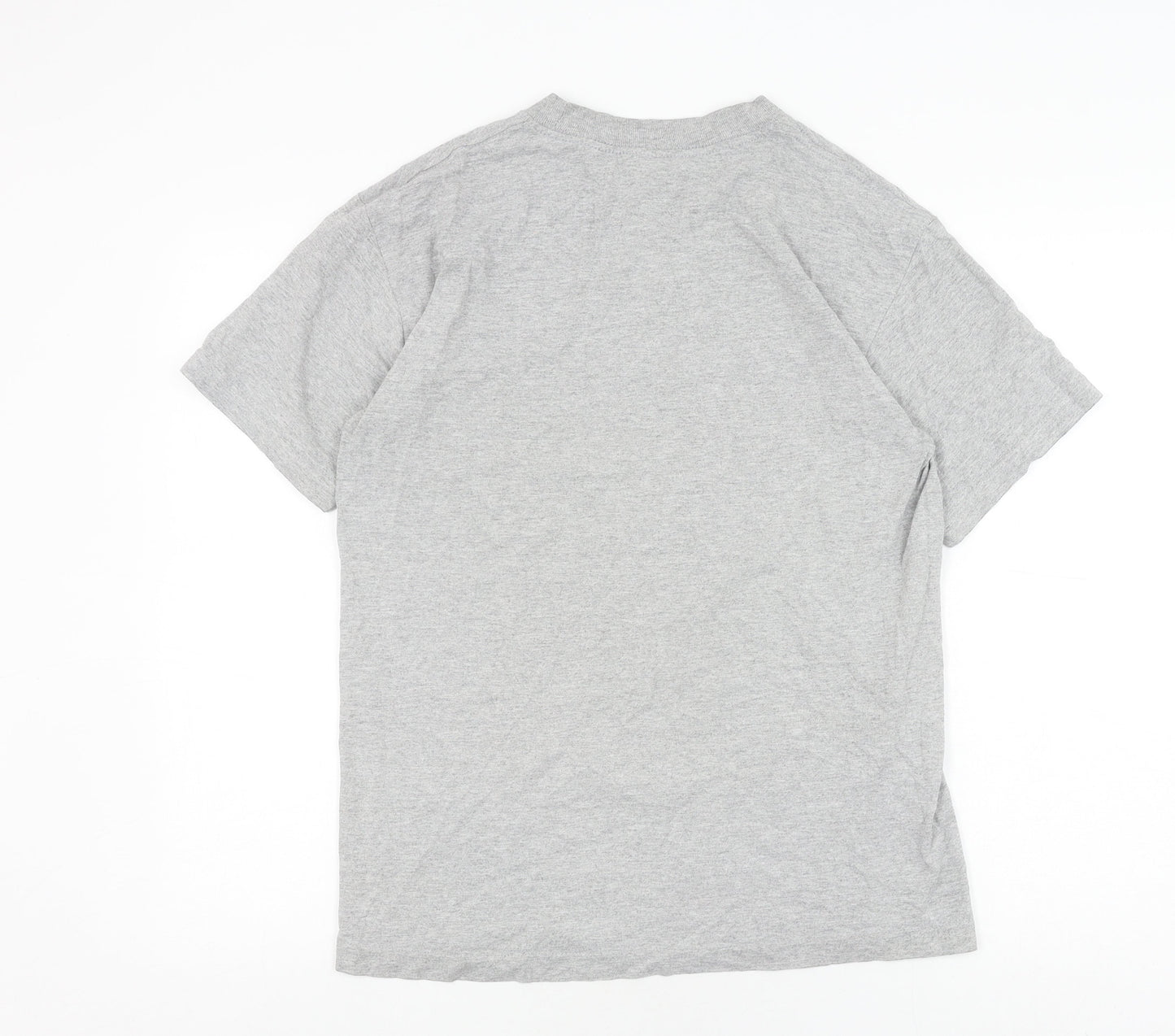 Alstyle Men's Grey Graphic Print T-Shirt M