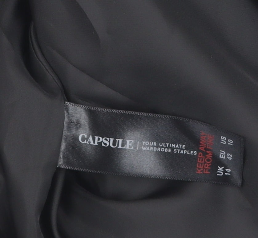 Capsule Women's Black Blazer, Size 14, Tailored Business Wear