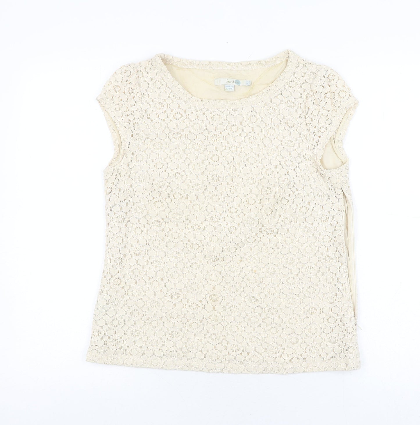 Womens UK Size 8 Boden Ivory Camisole Blouse