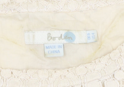 Womens UK Size 8 Boden Ivory Camisole Blouse