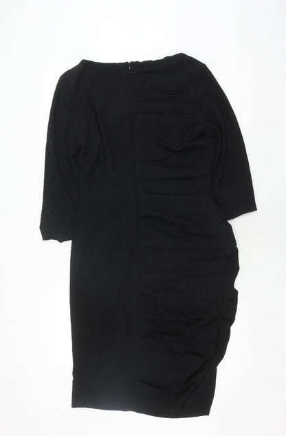 Escada Women's Black Sheath Dress Size 10