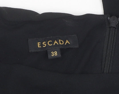 Escada Women's Black Sheath Dress Size 10