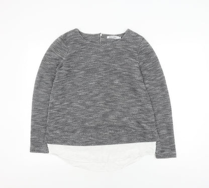 Womens UK Size 12 Alice Collins Grey Pullover Jumper