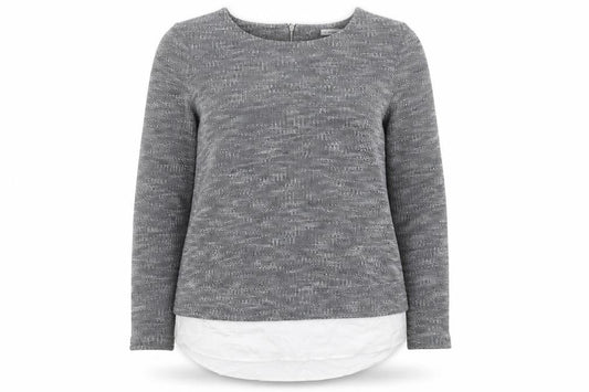 Womens UK Size 12 Alice Collins Grey Pullover Jumper