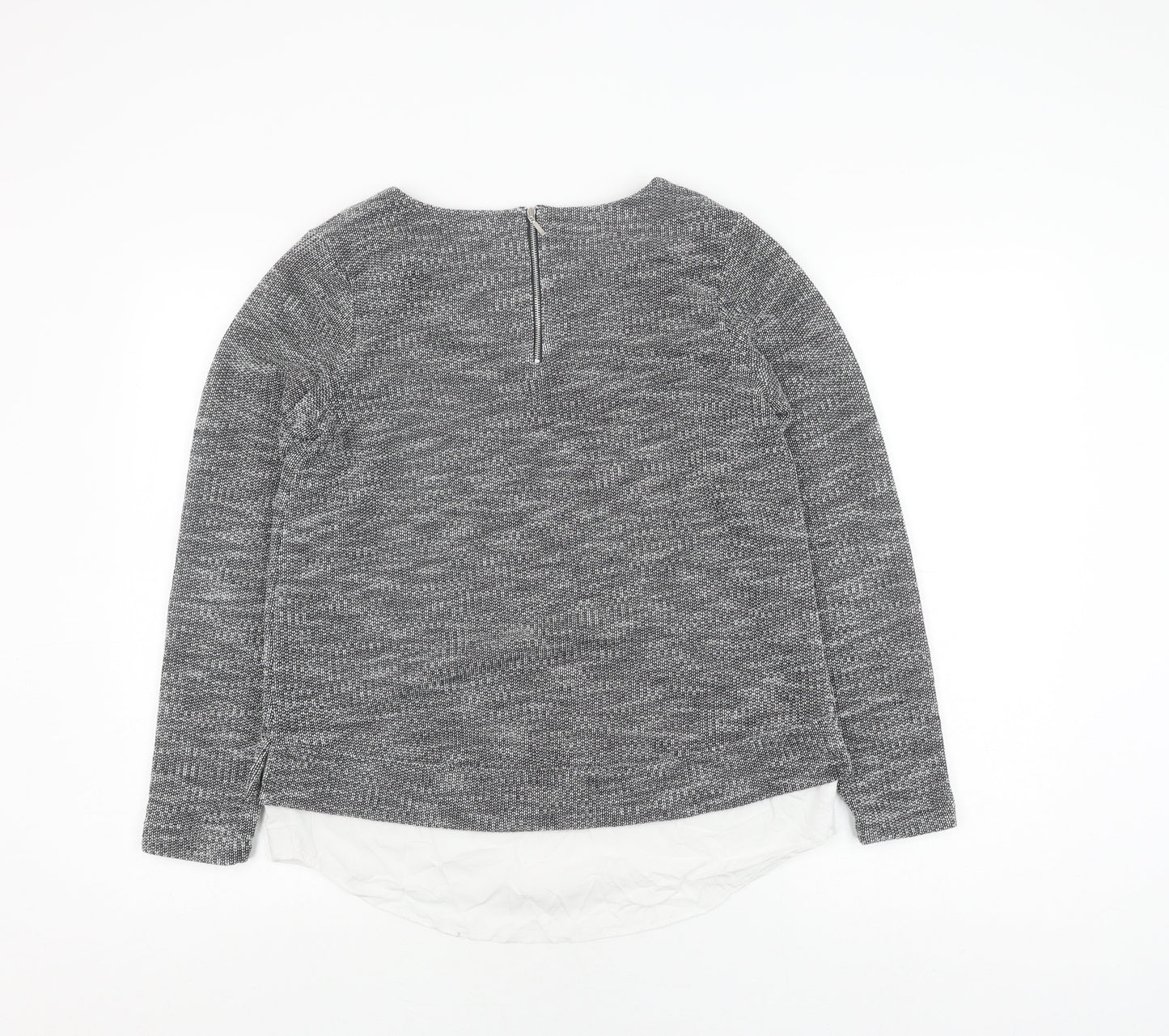 Womens UK Size 12 Alice Collins Grey Pullover Jumper