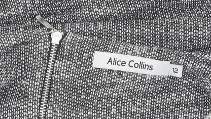 Womens UK Size 12 Alice Collins Grey Pullover Jumper