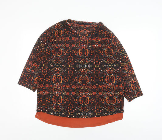 Isle Collection Women's Multicolour Geometric Jumper M