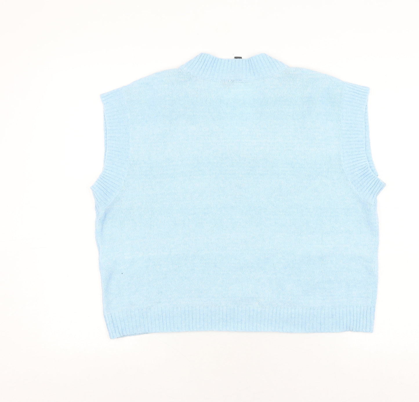Womens UK Size M Y.A.S Blue Vest Jumper