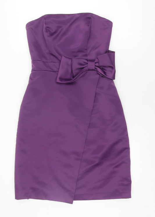 Cynthia Rowley Women's Purple Sheath Dress Size 6
