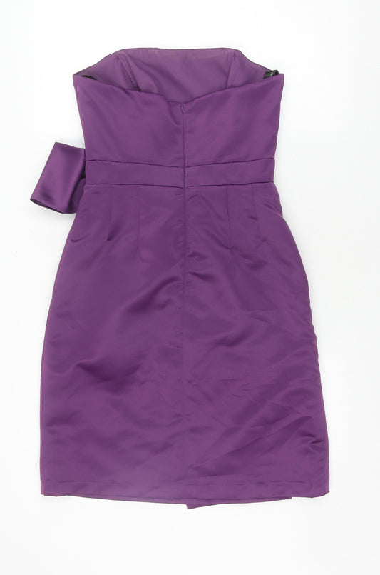 Cynthia Rowley Women's Purple Sheath Dress Size 6