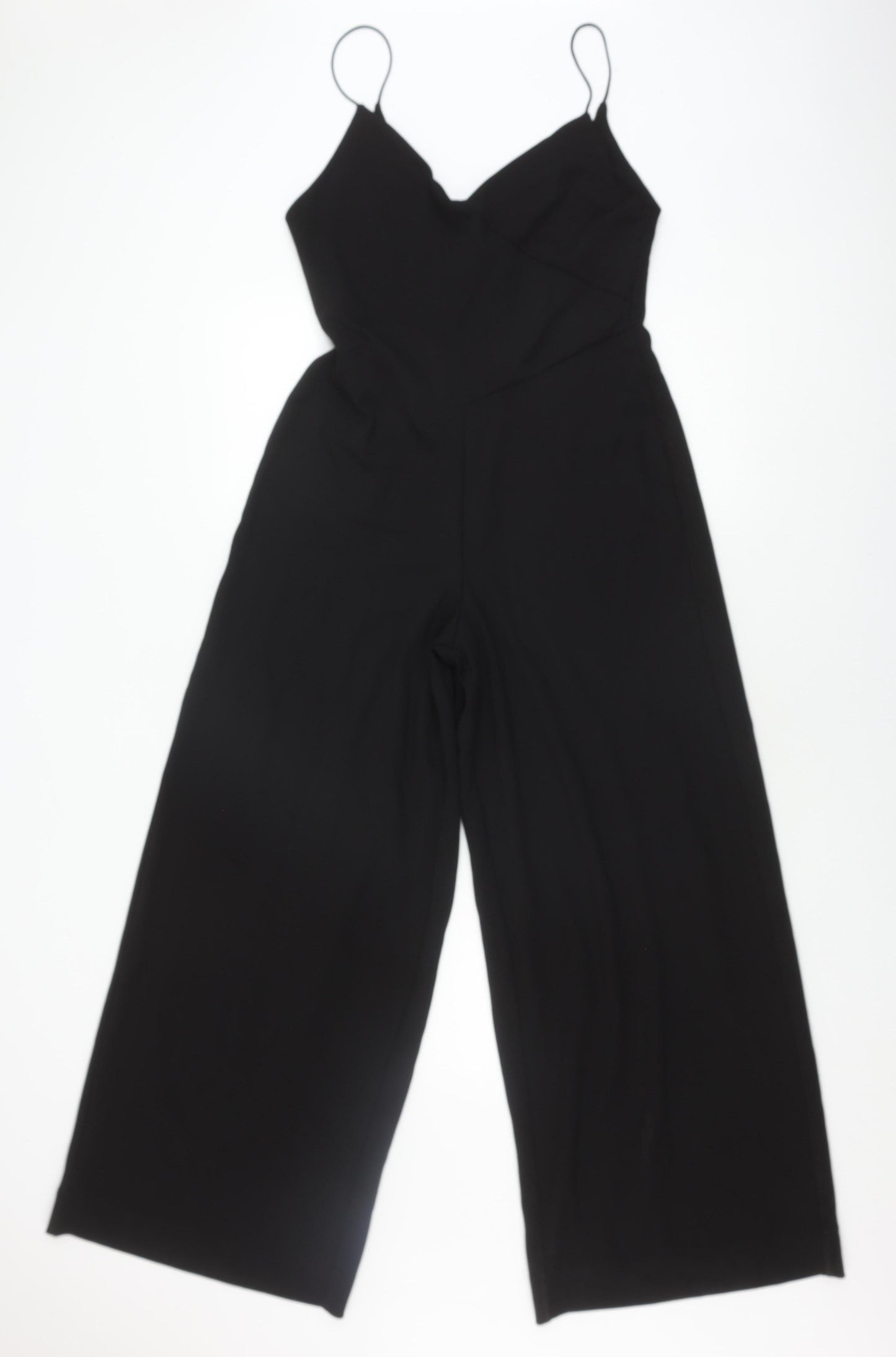 Zara Women's Black M Jumpsuit, Sleeveless, Wide-Leg