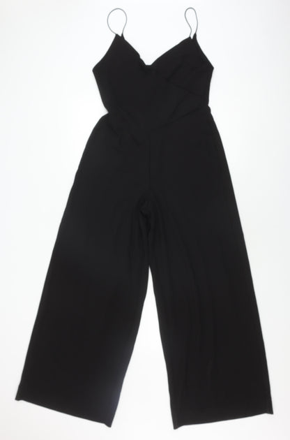 Zara Women's Black M Jumpsuit, Sleeveless, Wide-Leg