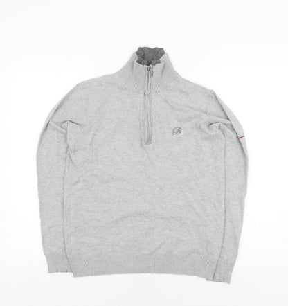 Bogart Men's Grey Full Zip Jumper - L, Casual