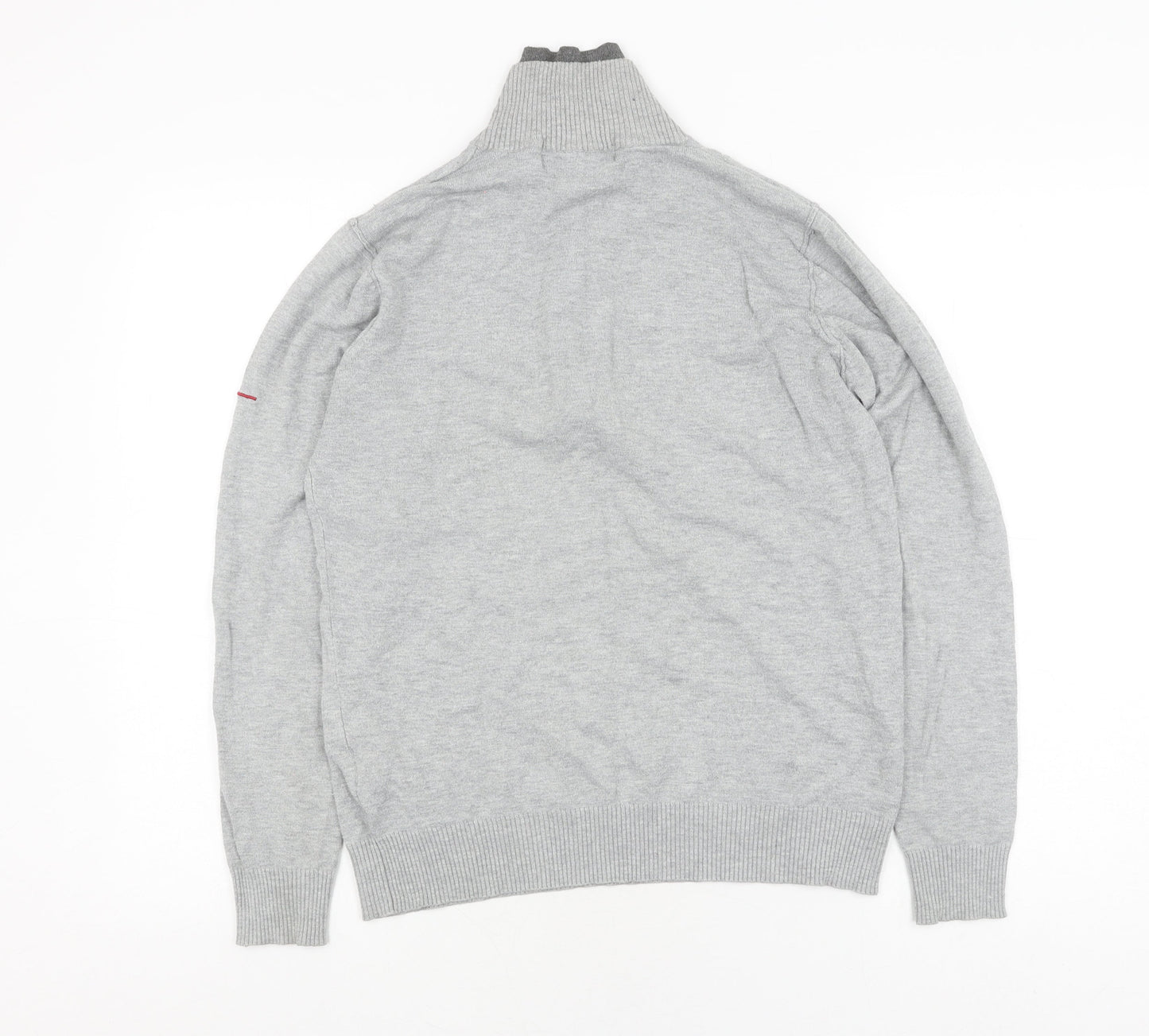 Bogart Men's Grey Full Zip Jumper - L, Casual