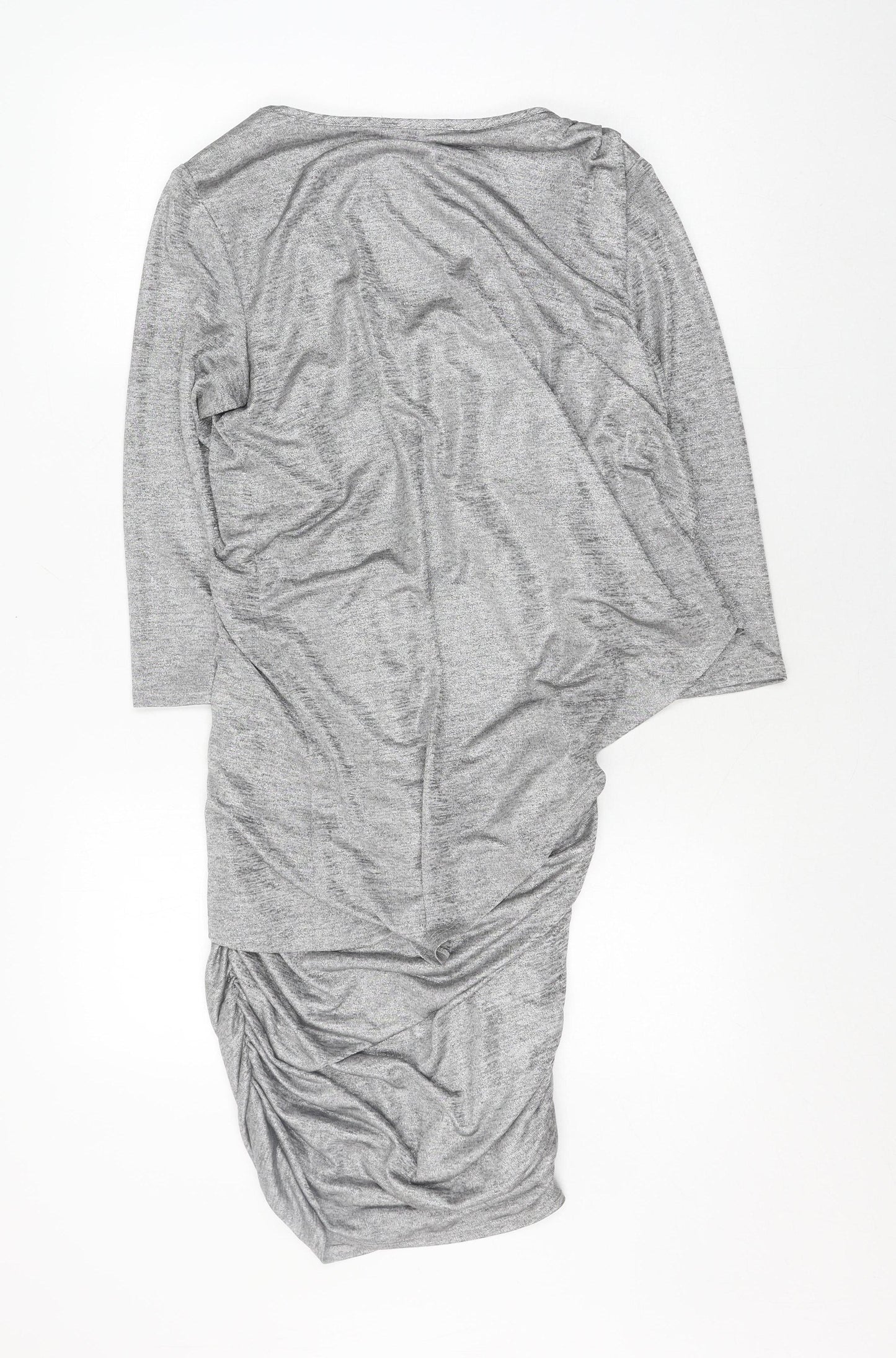 Frank Lyman Women's Grey Midi Sheath Dress, Size 12