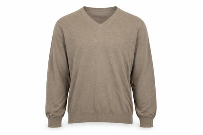 Mens UK Size M John Lewis Beige Pullover Jumper