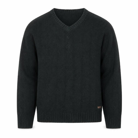 PG Field Men's Green Pullover Jumper L V-Neck