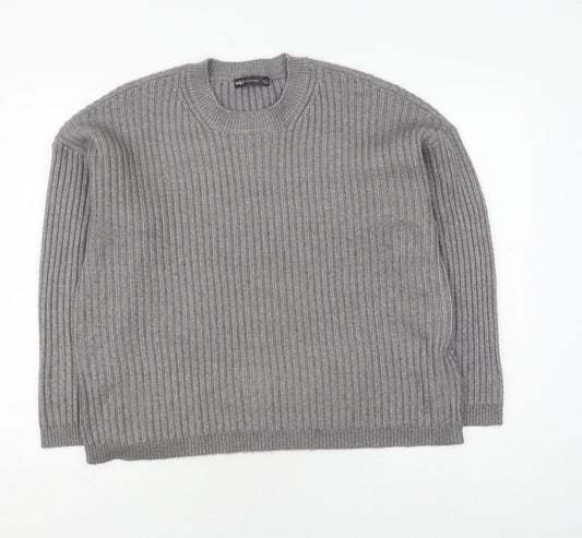 Womens UK Size L Marks and Spencer Grey Pullover Jumper