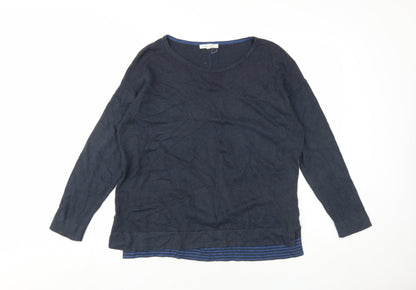 Womens UK Size 12 White Stuff Blue Pullover Jumper