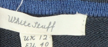 Womens UK Size 12 White Stuff Blue Pullover Jumper