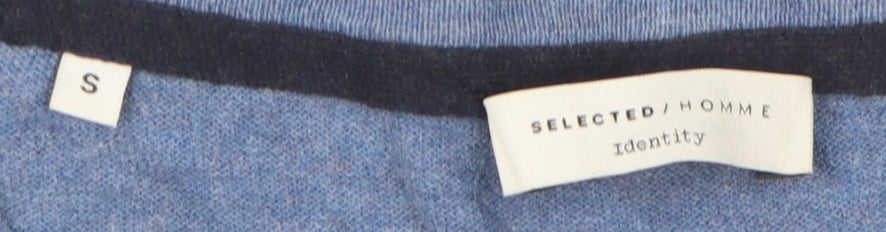 Selected Homme Men's Blue Pullover Jumper Size S